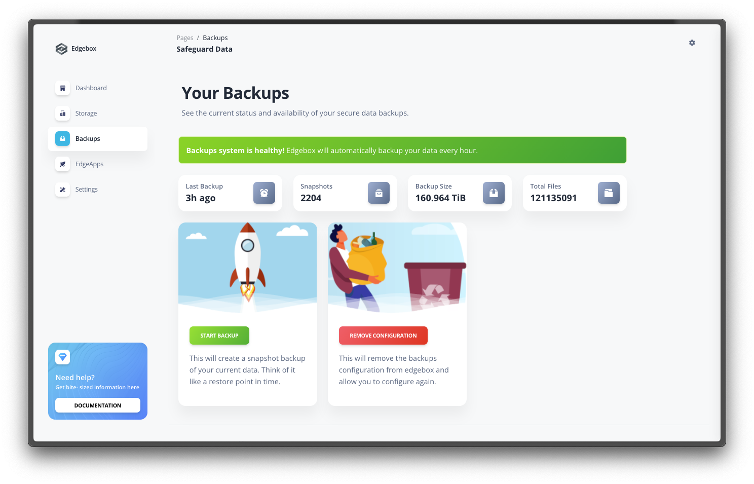 Backups overview