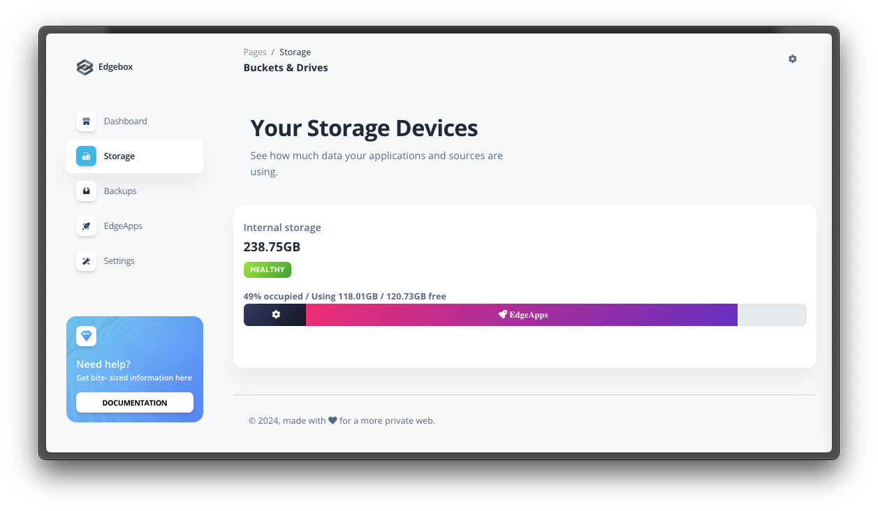 Storage Overview